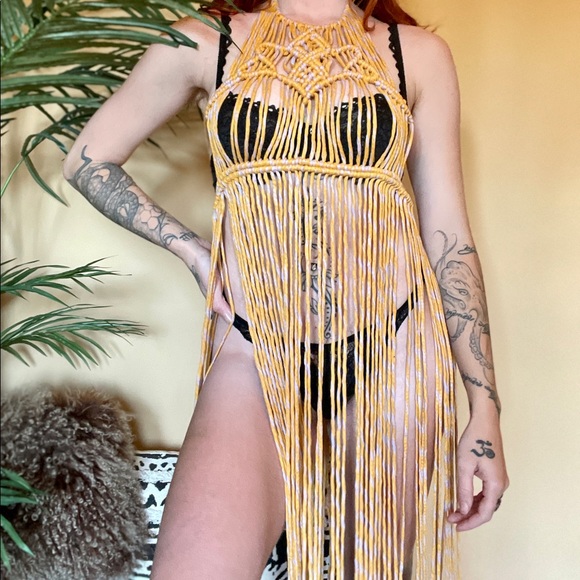 Handmade Macramé Dress - Picture 5 of 5